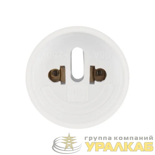 Переходник сетевой "стакан" с бортами 220В 6А Rexant 11-1021 детальная картинка