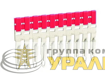 Перемычка на 2 контакта 4 кв.мм DKC ZEFB0402R