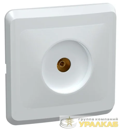 Розетка телевизионная TV 1-м СП Вега РТВ10-ВБ бел. IEK 