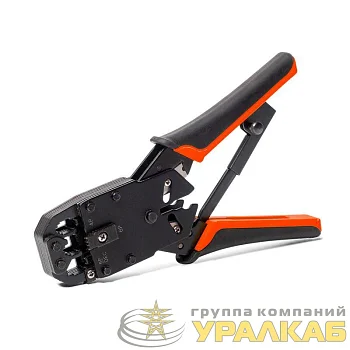 Кримпер многофункциональный с 3-мя смен. модулями для обжима RJ-45 RJ-12 RJ-11 КВТ 79759