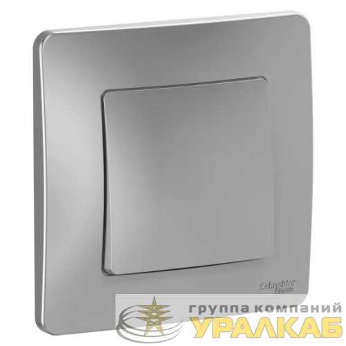 Переключатель проходной 1-кл. СП Blanca 10А IP20 (сх. 6) 250В алюм. SE BLNVS010603 детальная картинка