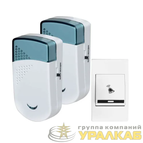 Звонок беспроводной Колибри 32 мел. 150м 2 звонка 2АААх1.5В Тритон КБ-03Б детальная картинка Звонок беспроводной Колибри 32 мел. 150м 2 звонка 2АААх1.5В Тритон КБ-03Б детальная картинка