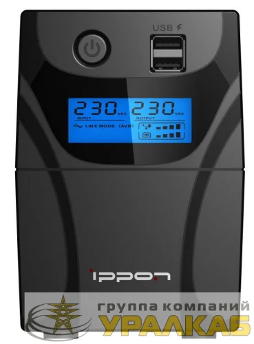 Источник бесперебойного питания Back Power Pro II 600 360Вт 600В.А черн. IPPON 1030300 детальная картинка