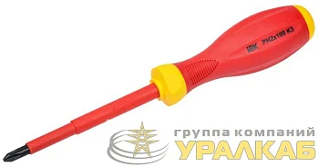 Отвертка диэлектрическая крестовая PH2х100 K3 1000В ARMA2L 3 IEK 