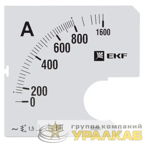Шкала сменная для A961 800/5А-1.5 PROxima EKF s-a961-800 детальная картинка