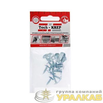 Саморез для тонкого метал. листа 4.2х16 (уп.20шт) пакет Tech-Krep 