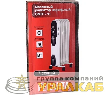 Радиатор масляный 7 секц. 1500Вт ОМПТ- 7Н Ресанта 67/3/3
