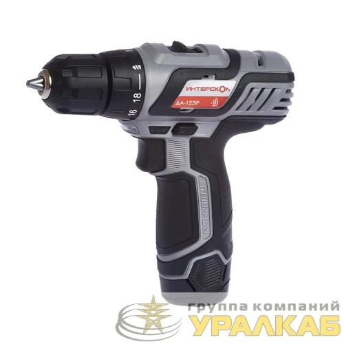 Дрель-шуруповерт аккумуляторная ДА-12ЭР 28 (Li-ion 2 аккум. 2А.ч) ИНТЕРСКОЛ 434.2.2.20 детальная картинка Дрель-шуруповерт аккумуляторная ДА-12ЭР 28 (Li-ion 2 аккум. 2А.ч) ИНТЕРСКОЛ 434.2.2.20 детальная картинка