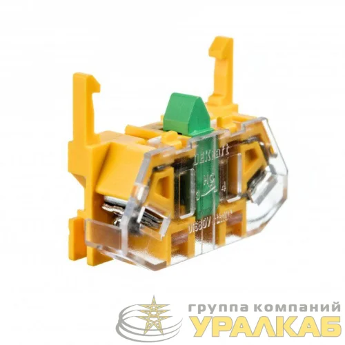 Контакт дополнительный ДК-22 1НО для устройств управления и сигнализации DEKraft 25100DEK детальная картинка