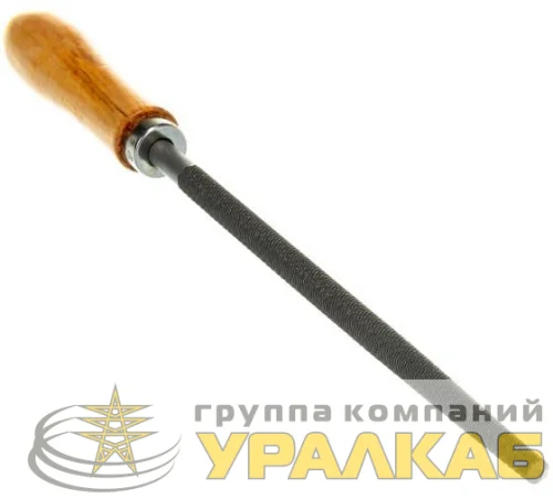 Напильник 200мм круглый деревянная рукоятка Вихрь 73/6/4/4 детальная картинка