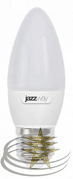 Лампа светодиодная PLED-SP 9Вт C37 свеча 5000К холод. бел. E27 820лм 230В JazzWay 