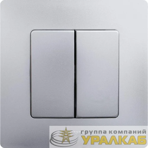 Рамка 1-м Etika алюм. Leg 672551 детальная картинка