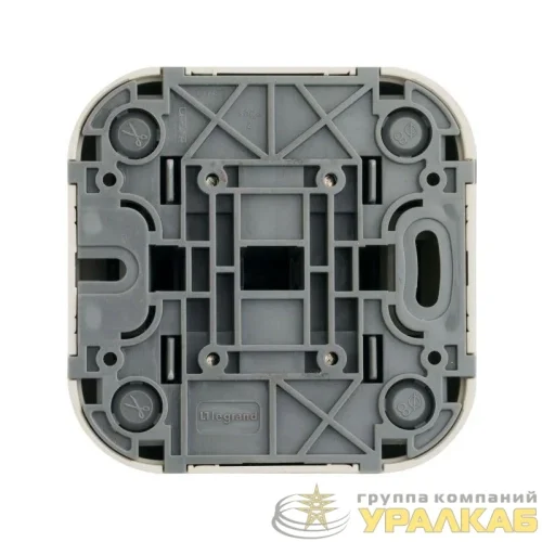 Выключатель 2-кл. ОП Quteo 10А IP20 10AX сл. кость IEK 