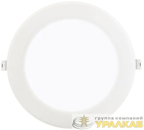 Светильник светодиодный ДВО 1716 18Вт 4000К IP40 даунлайт встраив. круг бел. IEK 