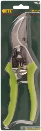 Секатор режущие кромки внахлест алюм. ручки с ПВХ покрытием 205мм FIT 