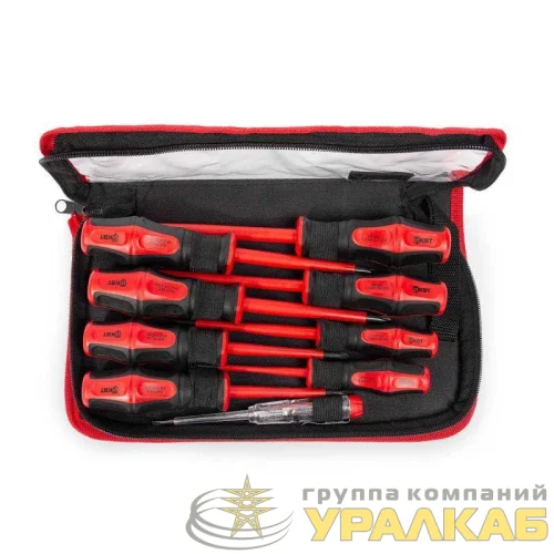 Набор диэлектрических отверток "Профи" НИО-09 КВТ 78620 детальная картинка