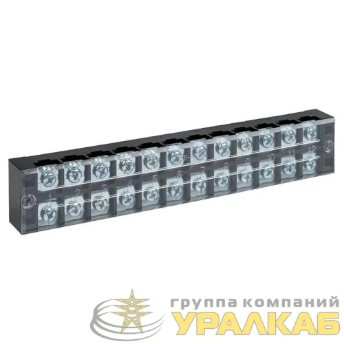 Терминал клеммный TB-4512 до 4.5кв.мм 45А 12 клеммных пар EKF tb-4512 детальная картинка