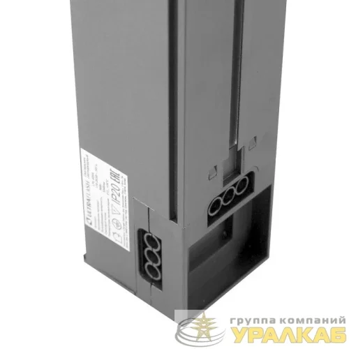 Светильник светодиодный офисный LPL-6008 600х55х55 24Вт 4000К LED черн. Ultraflash 