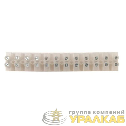 Колодка клеммная полиамид 12х4мм винт. п/а OK-433-12-NY DKC 43312NY детальная картинка