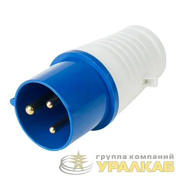 Вилка переносная 023 2P+PE 32А 220В IP44 Rexant 