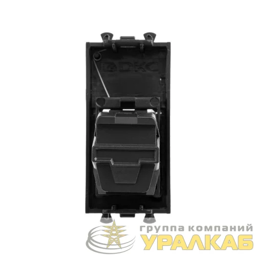 Розетка HDMI 1мод. Avanti "Черный квадрат" тип А-А модульная DKC 4402251 детальная картинка