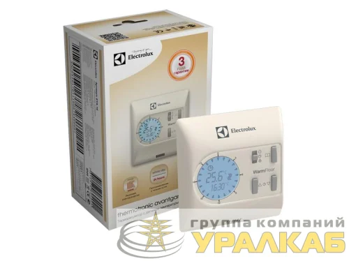 Термостат программируемый Basic ETA-16 16А датчик пола; датчик воздуха Electrolux НС-1017322 детальная картинка