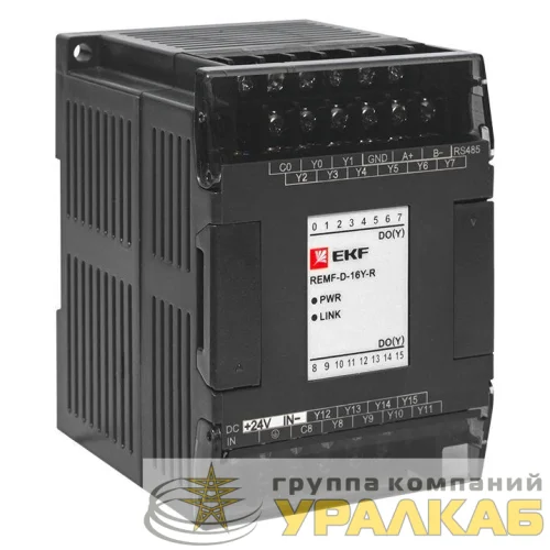 Модуль дискретного вывода REMF 16 PRO-Logic EKF REMF-D-16Y-R детальная картинка