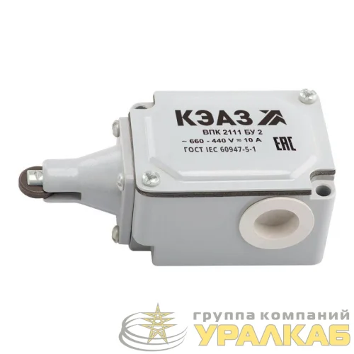 Выключатель путевой ВПК 2111Б У2 КЭАЗ 151285 детальная картинка
