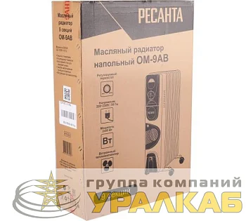 Радиатор масляный 2400Вт ОМ-9АВ Ресанта 