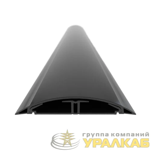 Кабель-канал напольный 75х17 L2000 пластик CSP-F A черн. DKC 01333 детальная картинка