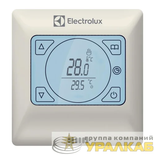 Термостат программируемый Basic ETT-16 16А сенсор. дисплей; датчик пола Electrolux 