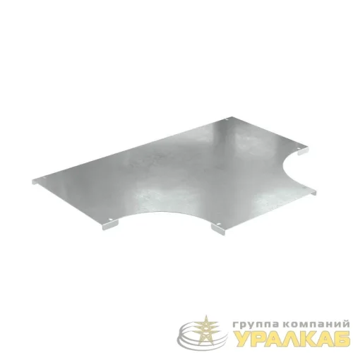 Крышка на ответвитель DPT Т-образ. горизонтальный 300 в комплекте с крепеж. эл. для монтажа цинк-ламель DKC 