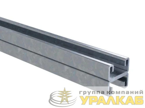 Профиль С-образный двойной 41х21 L1800 сталь 2.5мм нерж. INOX304 DKC 