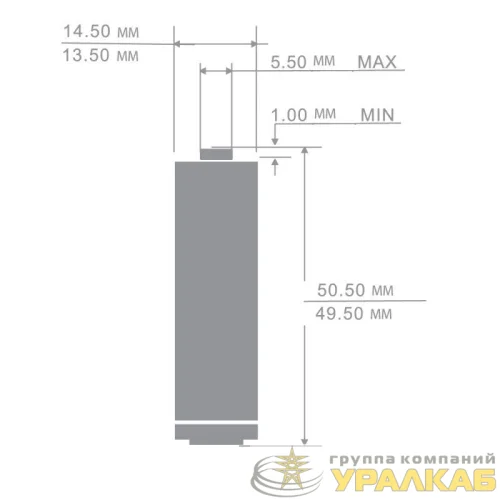 Аккумулятор AA/R6 1000мА.ч NI-CD BP-2 металлик (блист.2шт) Camelion 6181 детальная картинка