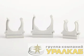 Держатель для труб (клипса) d20мм для монтажного пистолета пластик Ruvinil К01220