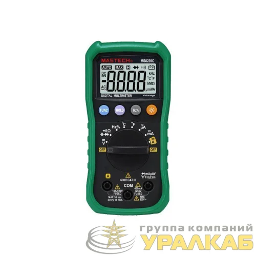Мультиметр профессиональный MS8239C Mastech 13-2020 детальная картинка