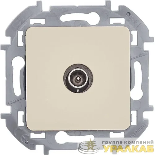 Розетка телевизионная оконечная TV Inspiria 10дБ 5-862мГц механизм сл. кость IEK 