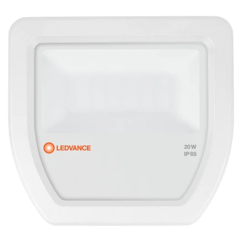 Прожектор светодиодный FLOODLIGHT ДО 20Вт 3000К 2100лм IP65 бел. LEDVANCE 4058075097469 детальная картинка