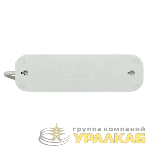 Удлинитель 4х3м без заземл. 10А IP20 Эксперт 2.2кВт ПВС 2х0.75 PROxima EKF 