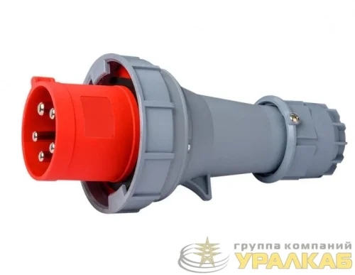 Вилка переносная 3Р+РЕ+N 125А 380В IP67 ВП-103 DEKraft 