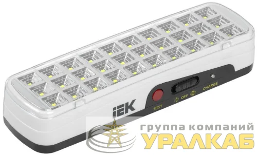 Светильник ДБА 3926 аккумулятор 3ч 3Вт IEK LDBA0-3926-30-K01 детальная картинка