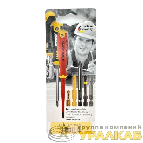 Бита крестовая PZ 1х50 Industrial (блист.2шт) FELO 03101536 детальная картинка