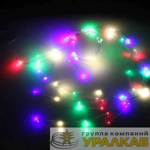 Гирлянда "Нить" LDMS120-RGB 120 RGB ярких минисветодиодов 12м уличная SHLights 4690601042996 детальная картинка Гирлянда "Нить" LDMS120-RGB 120 RGB ярких минисветодиодов 12м уличная SHLights 4690601042996 детальная картинка
