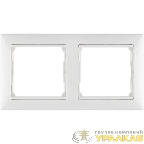 Рамка 2-м Valena горизонт. бел. IEK 