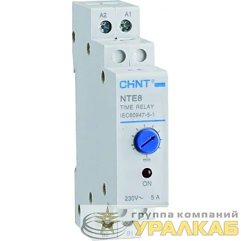 Реле времени NTE8-120B (задержка времени включения) 12-120с 1НО DC 24В (R) CHINT 258462