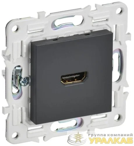 Розетка HDMI SKANDY SK-H01T титан IEK 