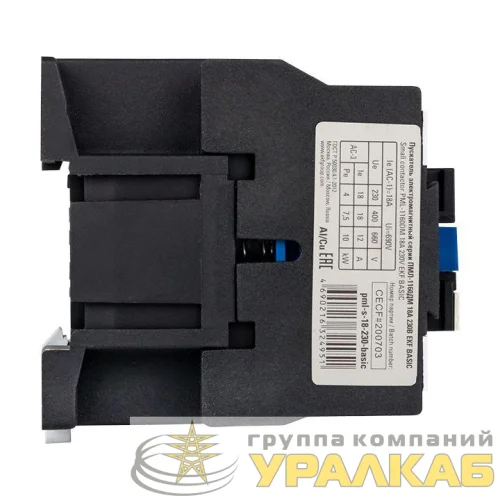 Пускатель ПМЛ-1160ДМ 18А кат. 230В AC Basic EKF pml-s-18-230-basic детальная картинка