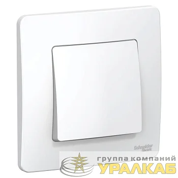 Выключатель 1-кл. СП Blanca 6А IP20 (сх. 1) 250В бел. SE BLNVS006101