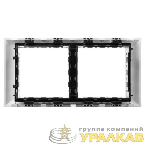 Рамка-суппорт 4мод. Avanti для In-liner Front серебристый металлик DKC 4404914 детальная картинка