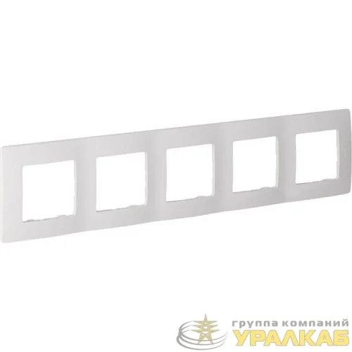 Рамка 5-м Etika бел. IEK 